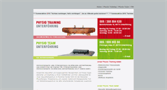 Desktop Screenshot of physio-team-unterfoehring.de
